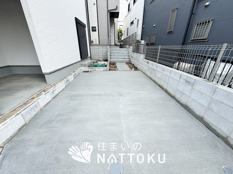 大阪市鶴見区中茶屋　B号地 現地写真（駐車場）