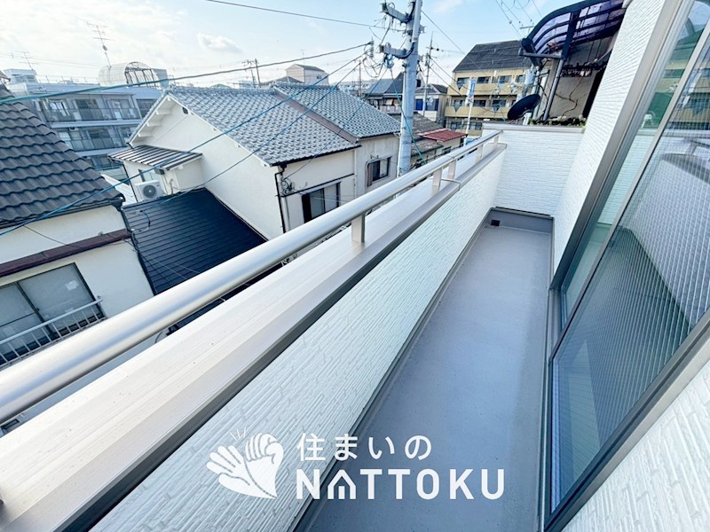東大阪市小若江 現地写真（バルコニー）