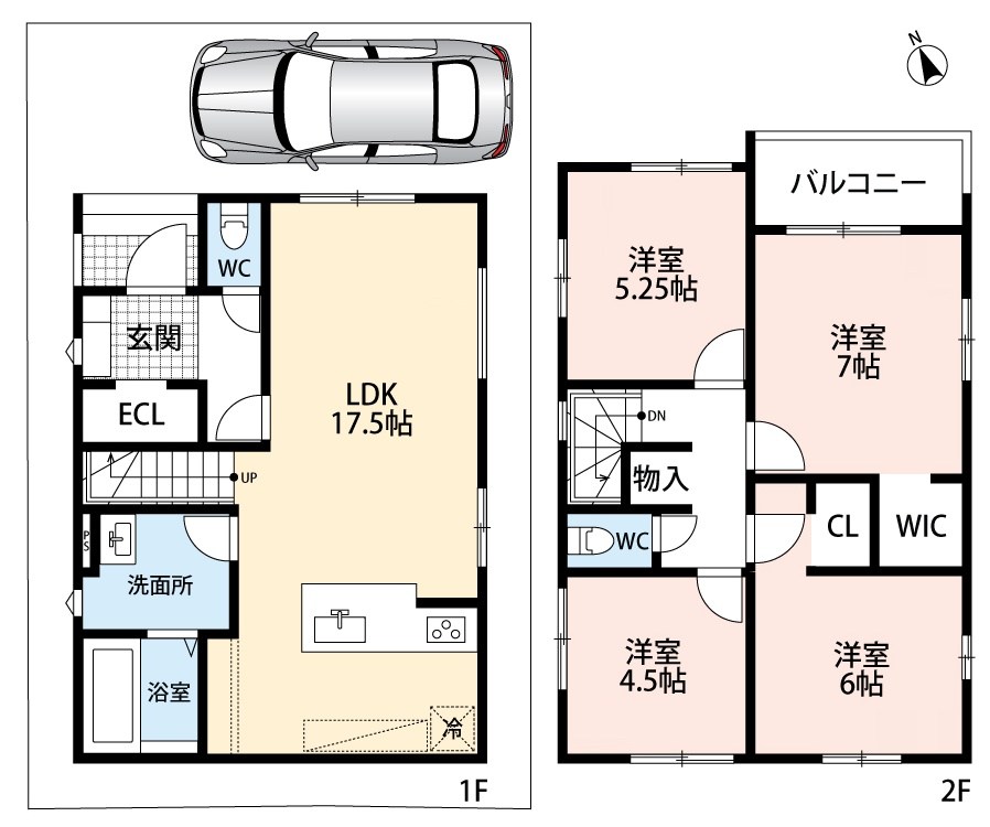 堺市堺区老松町　第1期　 間取図・土地図