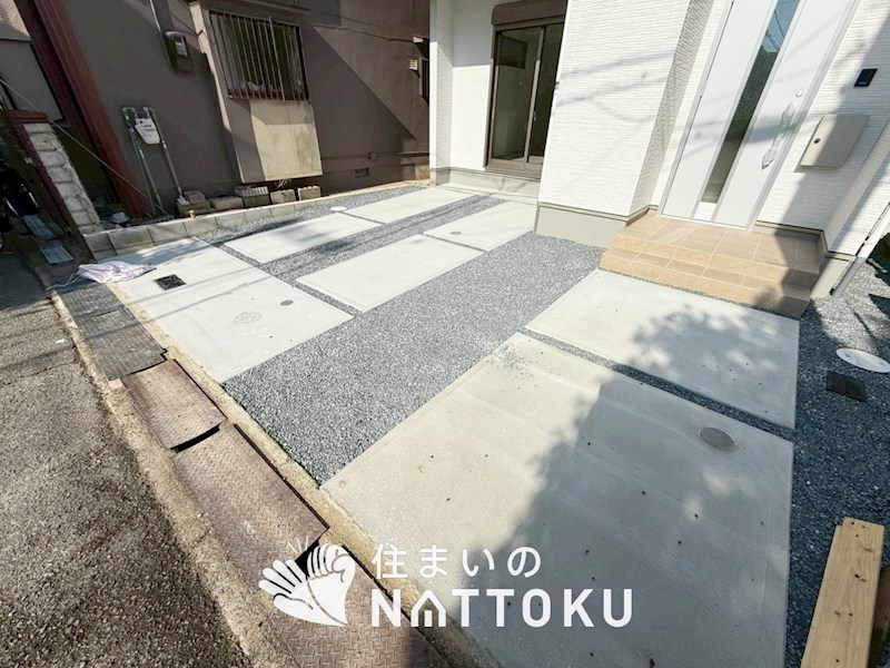 松原市河合　第1期　 現地写真（駐車場）