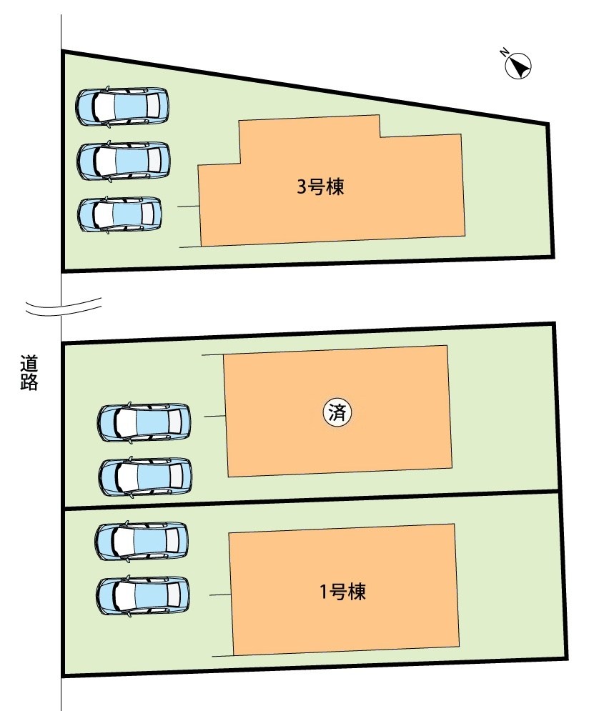 福知山市長田　第7期　1号地 区画図