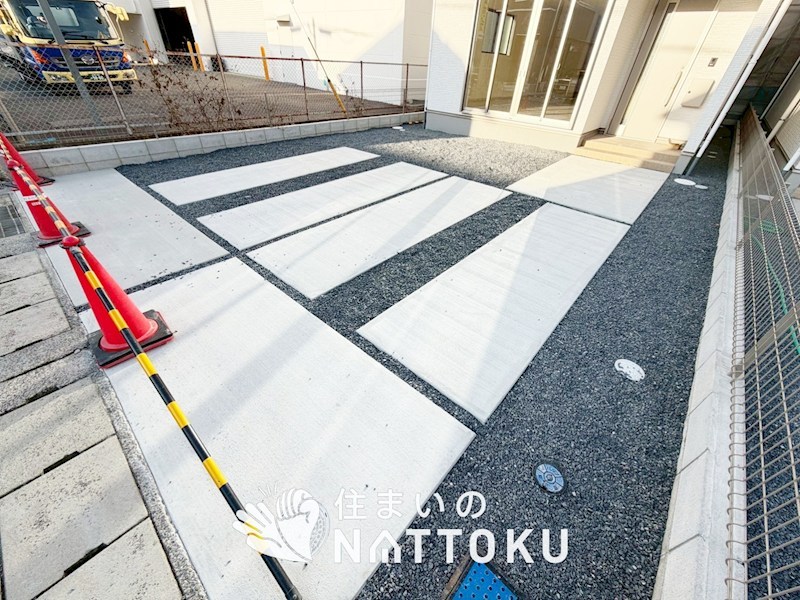 栗東市小柿　第2期　1号地 現地写真（駐車場）