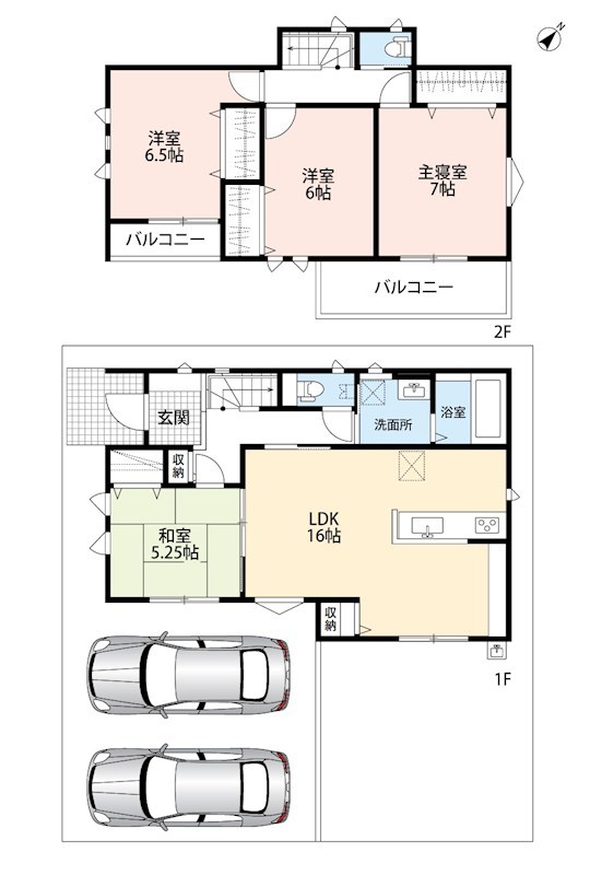 江南市宮後町砂場東　6号地 間取図・土地図