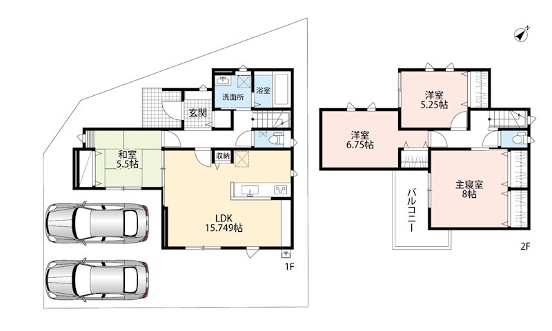 江南市宮後町砂場東　7号地 間取図・土地図