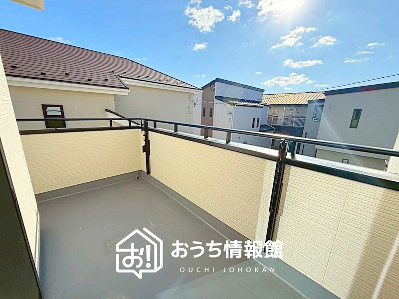 江南市宮後町砂場東　7号地 現地写真（バルコニー）
