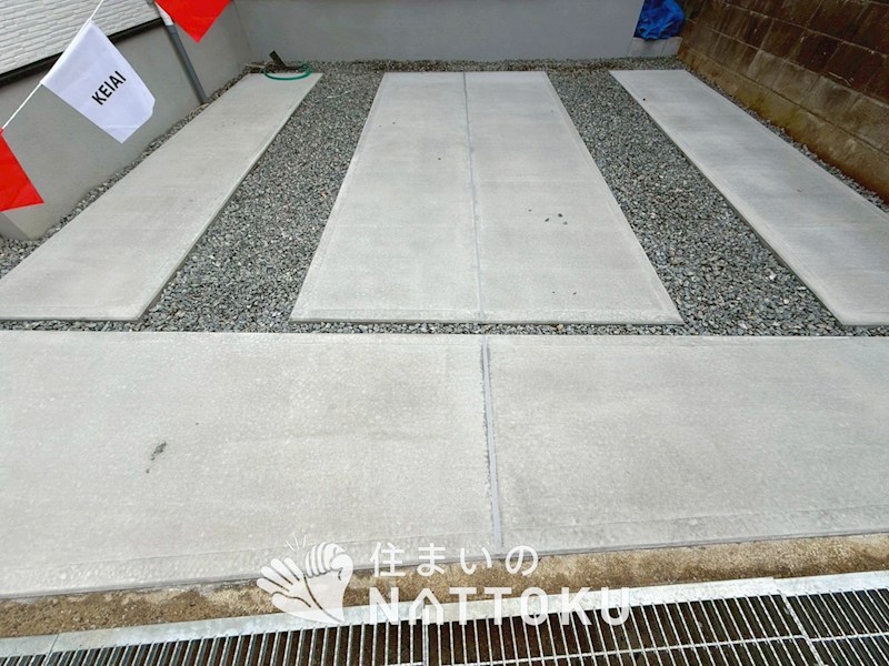羽曳野市白鳥　第1期 現地写真（駐車場）