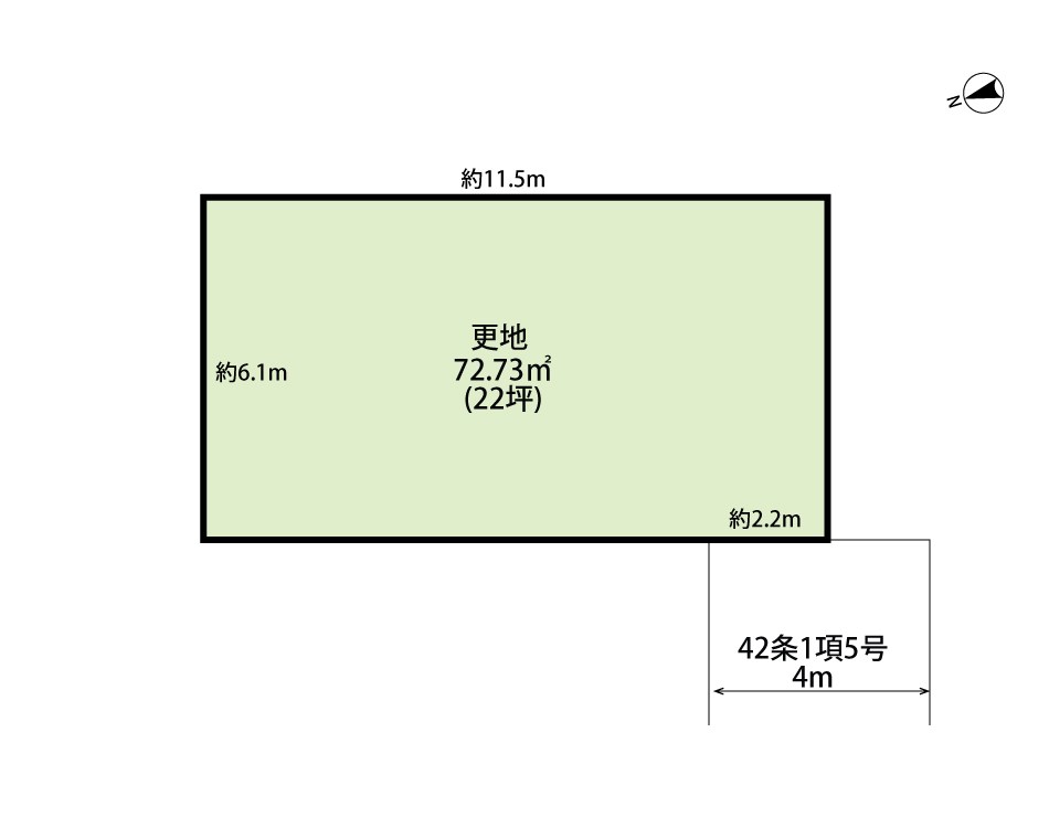 枚方市池之宮 間取図・土地図