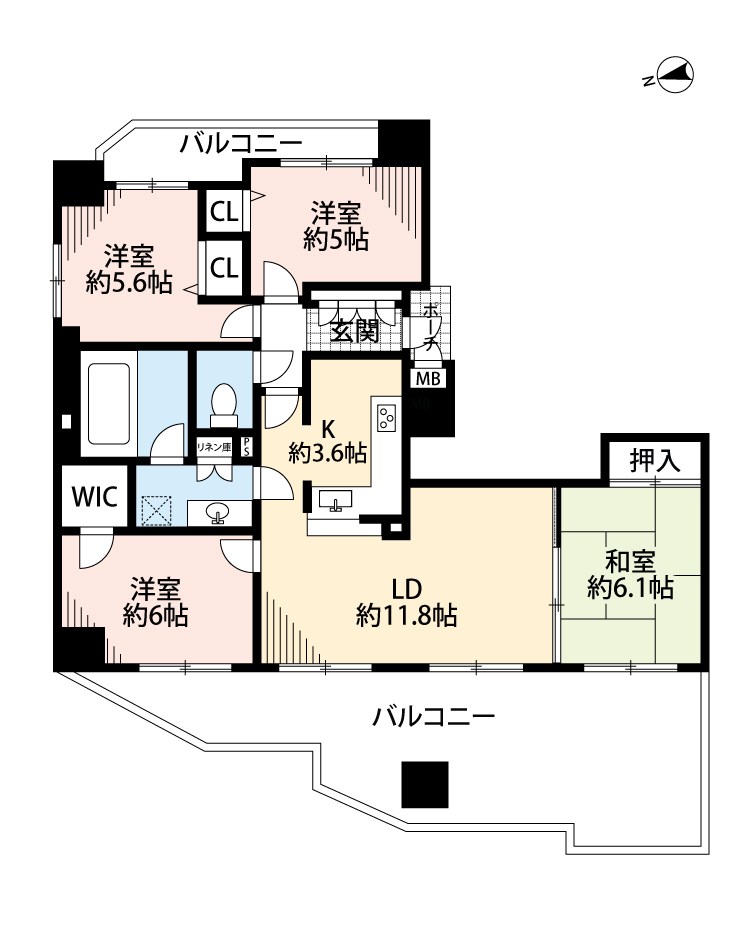 エステムコート御殿山シティライフ 間取図・土地図