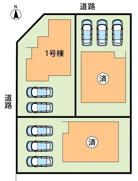 舞鶴市七日市　第2期　1号地 区画図