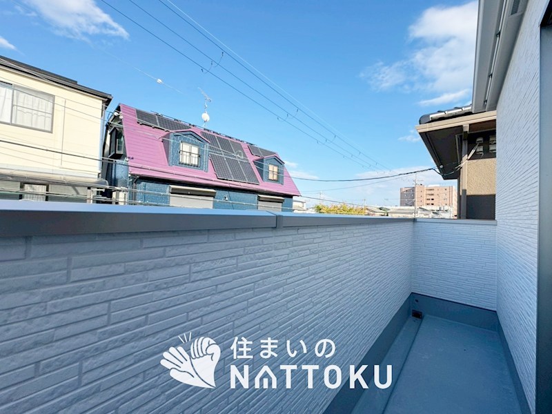 草津市上笠　第2期 現地写真（バルコニー）