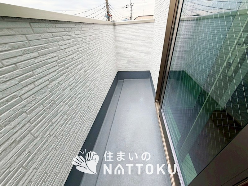 京都市右京区太秦上ノ段町　第2期　1号地 現地写真（バルコニー）