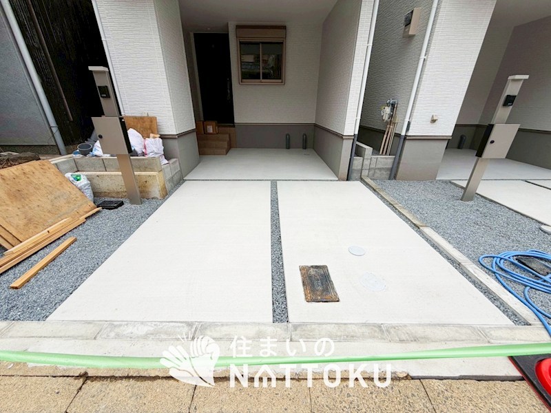 京都市右京区太秦上ノ段町　第2期　1号地 現地写真（駐車場）