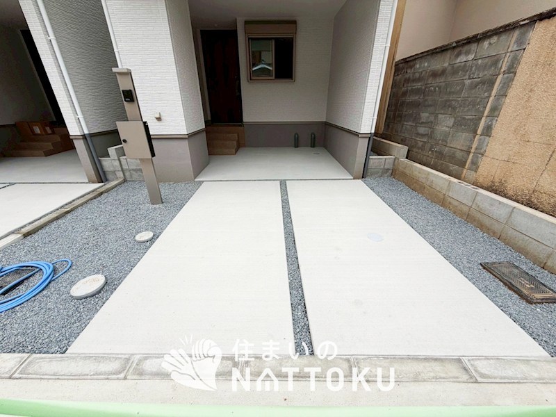 京都市右京区太秦上ノ段町　第2期　2号地 現地写真（駐車場）