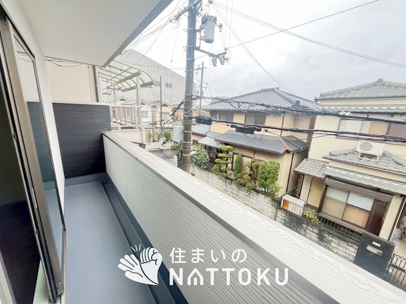 高槻市西冠　第1期　 現地写真（バルコニー）