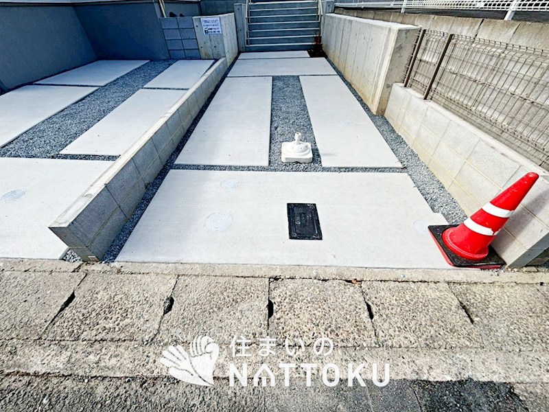 京都市伏見区深草大亀谷万帖敷町　第5期　1号地 現地写真（駐車場）