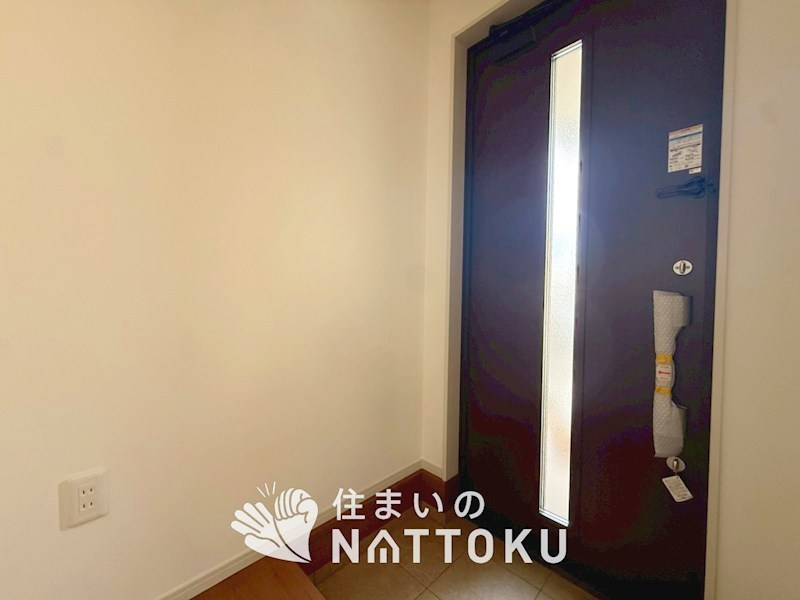 高槻市東上牧　第2期　2号地 現地写真（玄関）