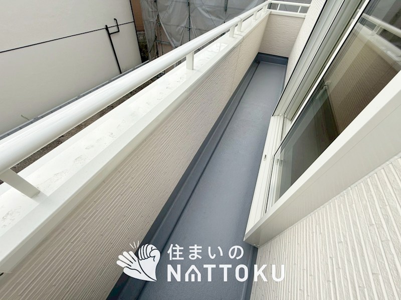 枚方市甲斐田新町　3号地 現地写真（バルコニー）