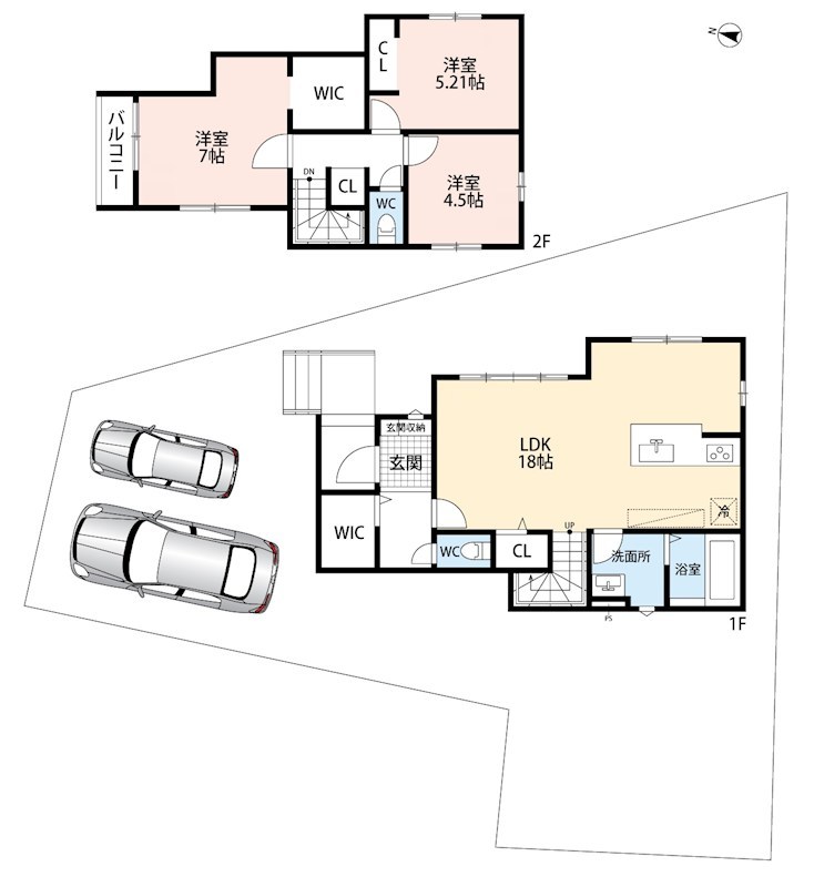 京都市北区上賀茂本山　第1期　11号地 間取図・土地図