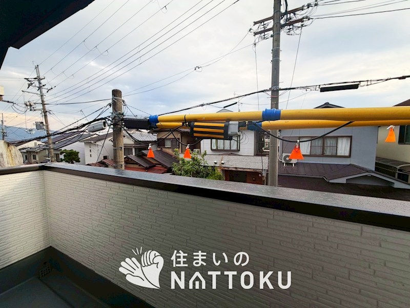京都市北区大宮西野山町　第1期 現地写真（バルコニー）
