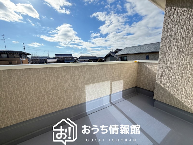 一宮市北方町　2号地 現地写真（バルコニー）