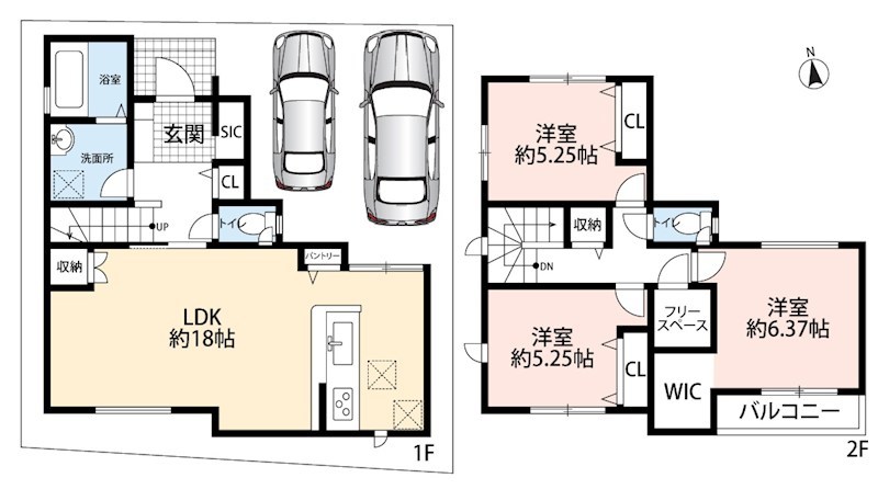藤井寺市林　1号地 間取図・土地図