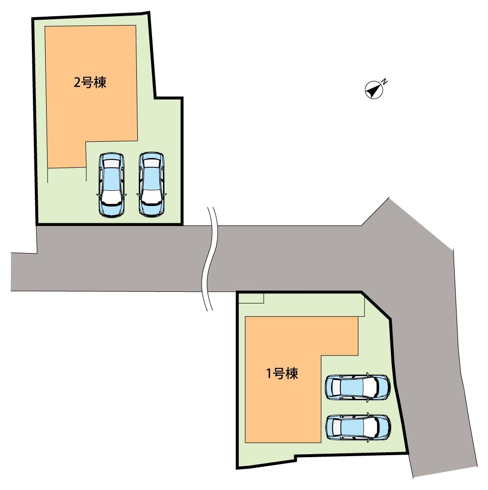 岸和田市磯上町　第6期　1号地 区画図