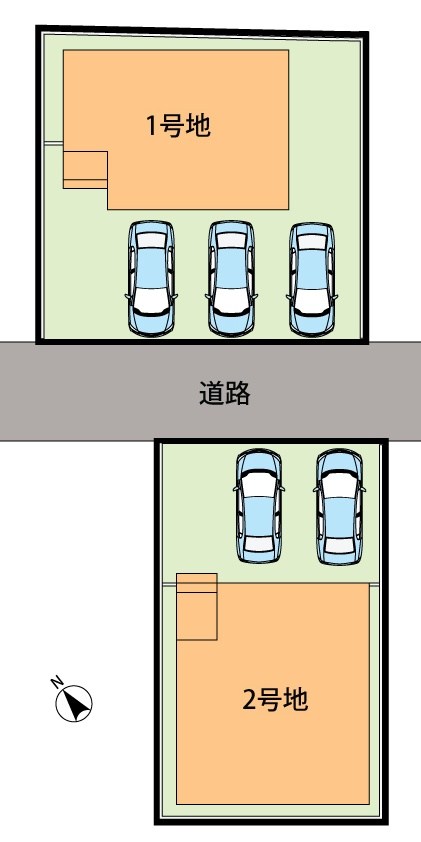 栗東市中沢　第3期　1号地 区画図
