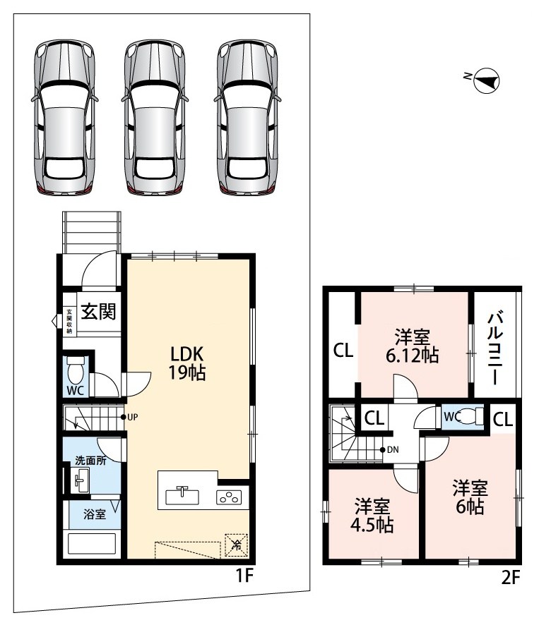 京都市北区上賀茂本山　第1期　4号地 間取図・土地図