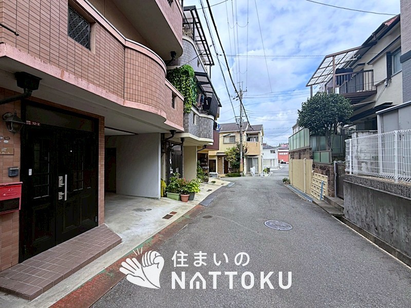 枚方市津田東町 現地写真（前面道路含む現地写真）