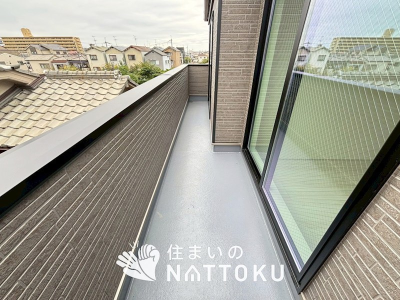 八尾市志紀町南 現地写真（バルコニー）