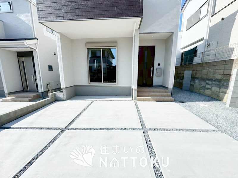 城陽市寺田尼塚　第1期　1号地 現地写真（駐車場）