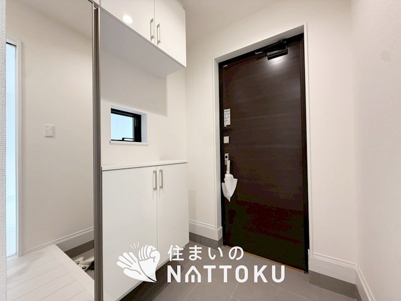 枚方市東香里　A号地 現地写真（玄関）
