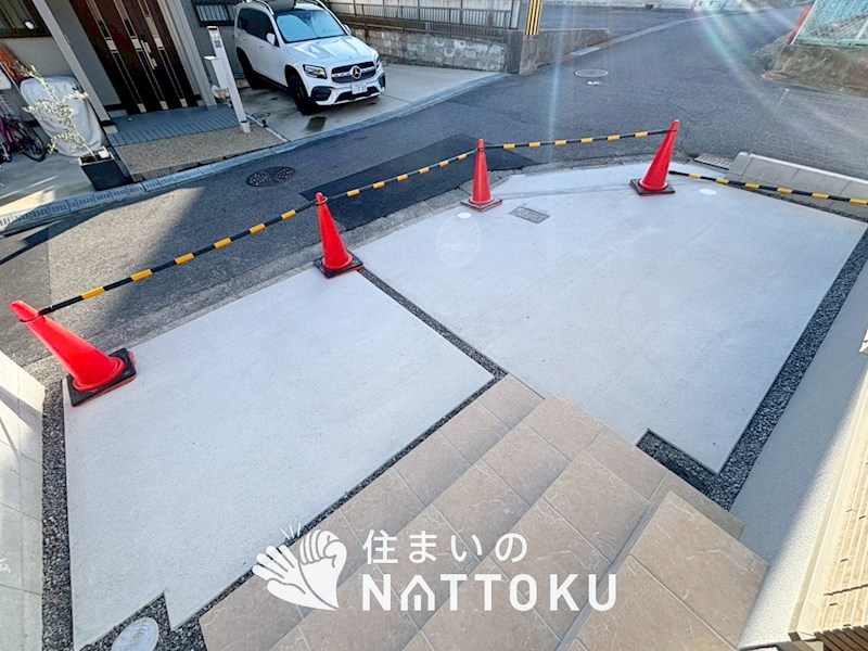 大津市滋賀里　第2期　1号地 現地写真（駐車場）