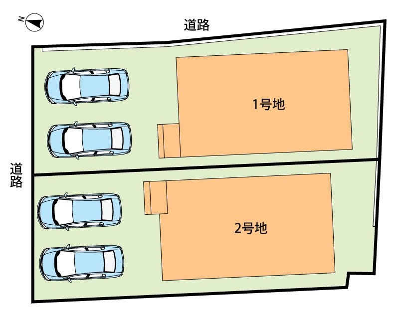 近江八幡市北之庄町　第1期　1号地 区画図