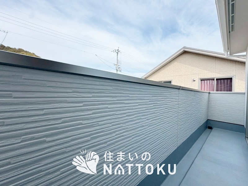 近江八幡市北之庄町　第1期　1号地 現地写真（バルコニー）