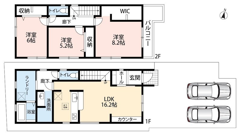 茨木市島　第3期　1号地 間取図・土地図