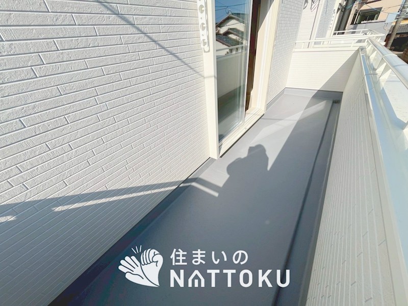 茨木市島　第3期　4号地 現地写真（バルコニー）