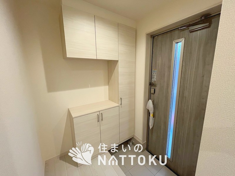 枚方市楠葉野田　第3期　1号地 現地写真（玄関）