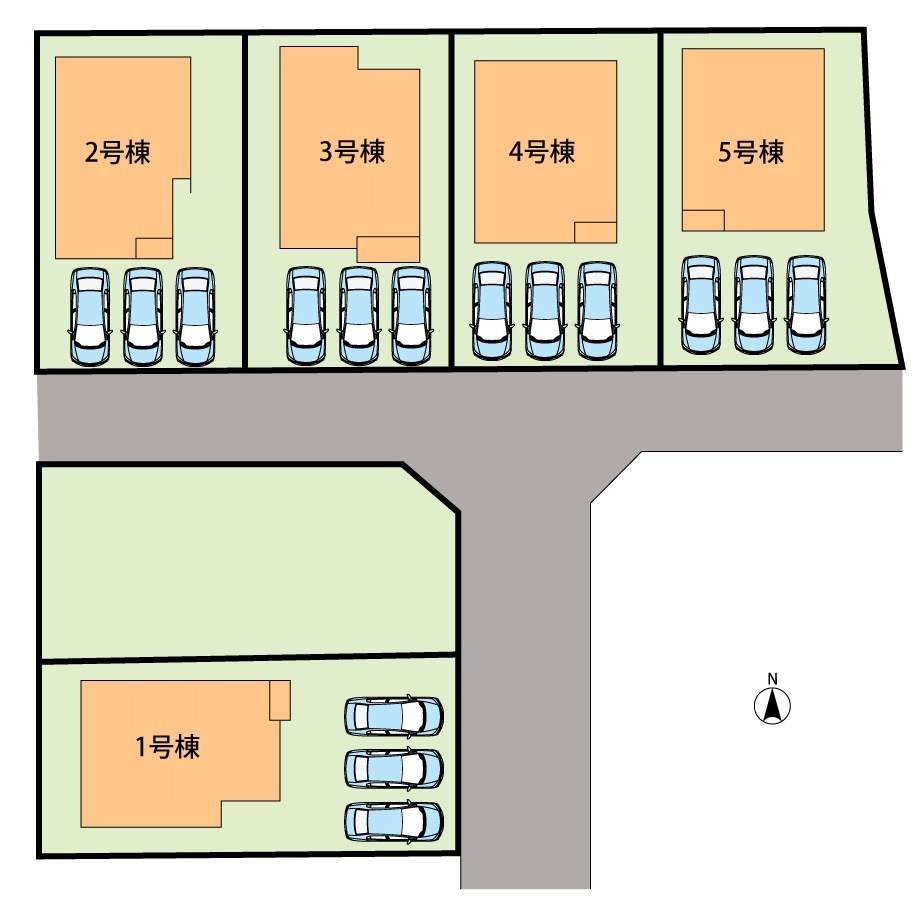 姫路市網干区坂上　第1期　4号地 区画図