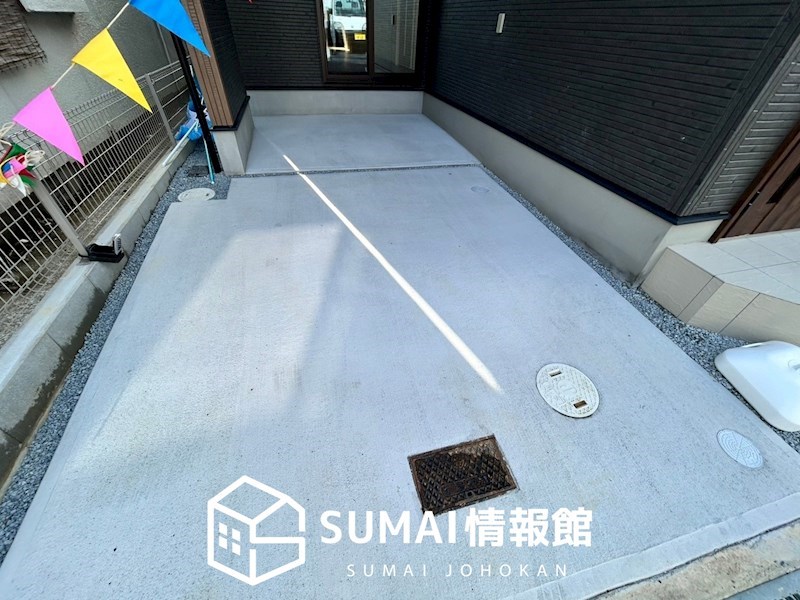 明石市中朝霧　第2期　 現地写真（駐車場）