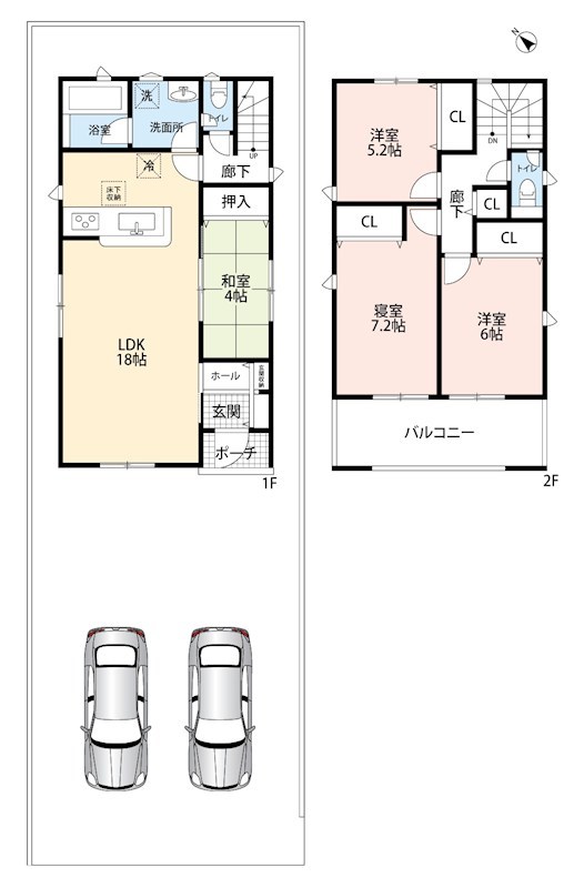 加西市北条町横尾　第10期　1号地 間取図・土地図