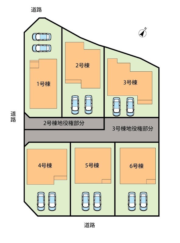 小野市神明町　第4期　5号地  区画図