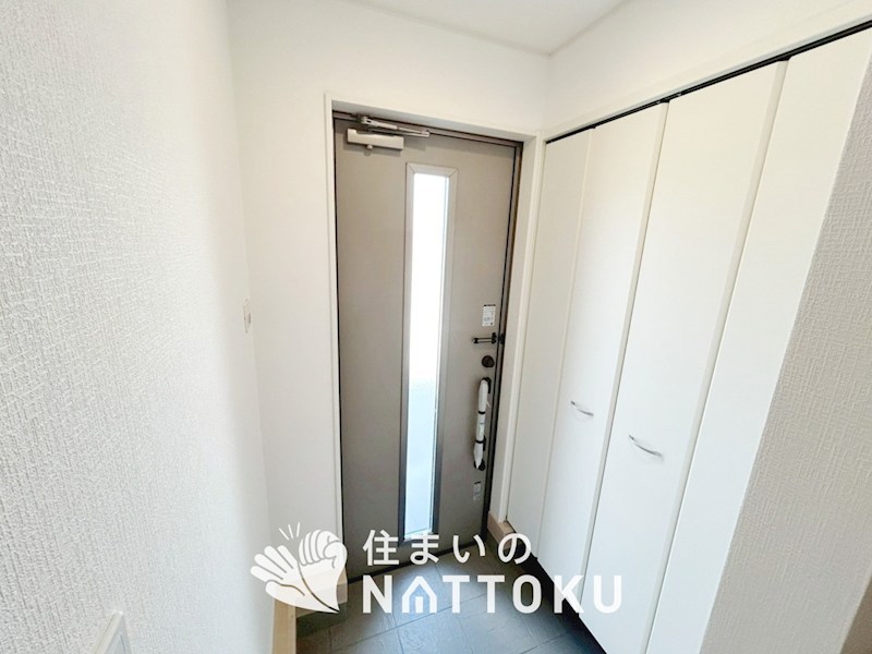 洲本市上物部　第2期　1号地 現地写真（玄関）