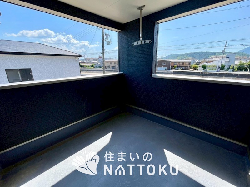 洲本市上物部　第2期　1号地 現地写真（バルコニー）