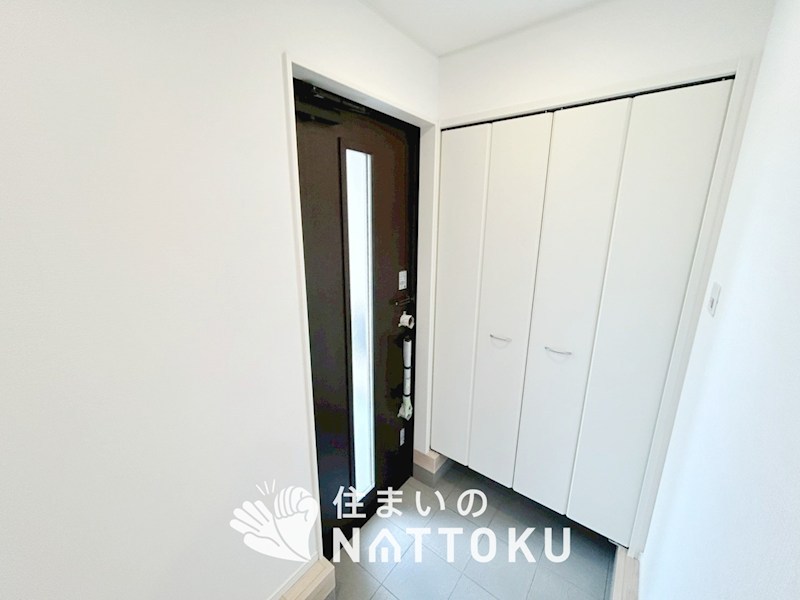 洲本市上物部　第2期　3号地 現地写真（玄関）