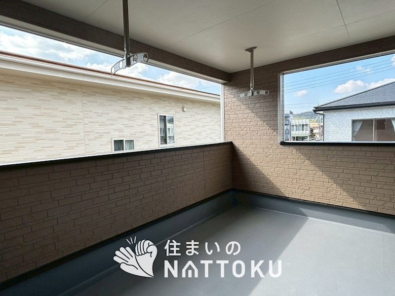 洲本市上物部　第2期　3号地 現地写真（バルコニー）