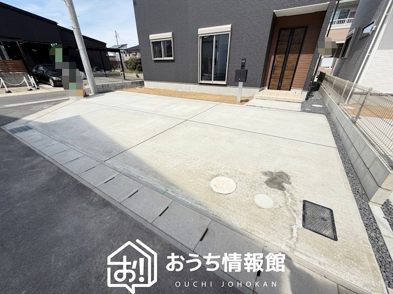 一宮市今伊勢町馬寄　第8期　1号棟 現地写真（駐車場）