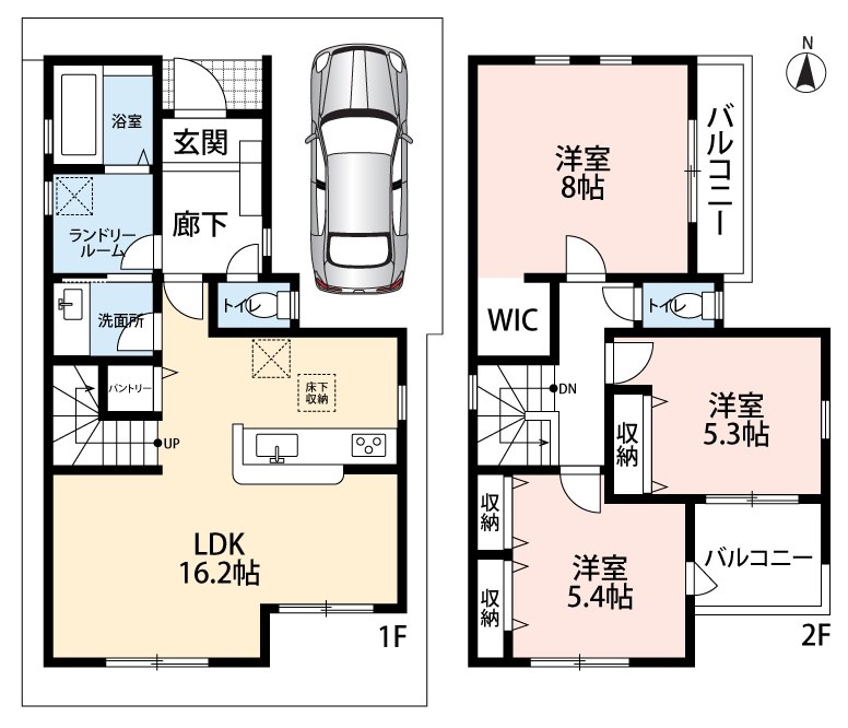 東大阪市寺前町　第2期　5号地  間取図・土地図