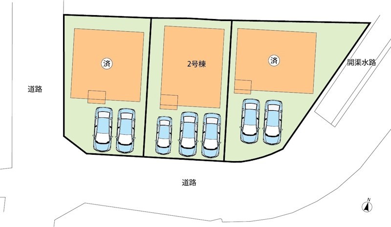 和歌山市鳴神　第4期　2号地 区画図