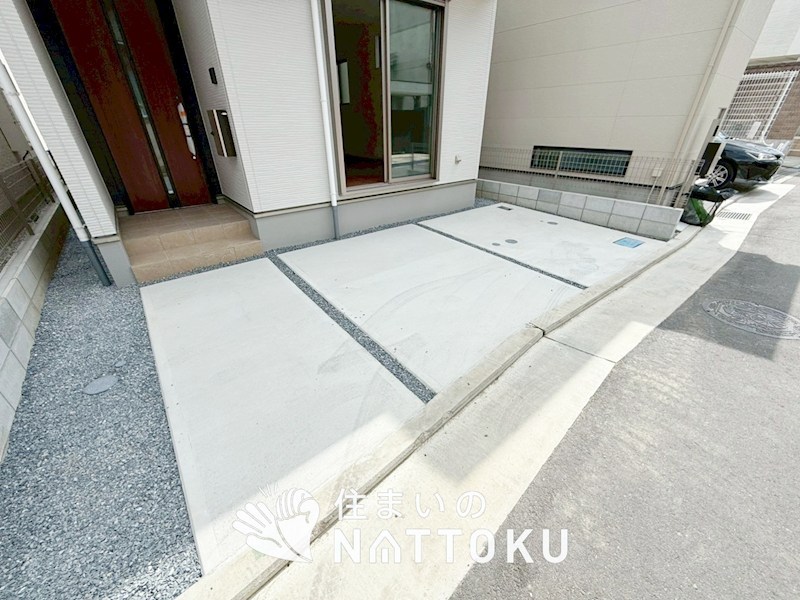 八尾市刑部　第1期 現地写真（駐車場）